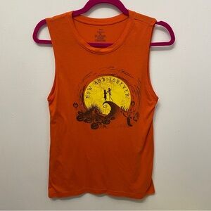 The Nightmare Before Christmas Tank Top Orange